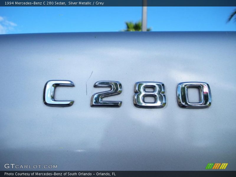 Silver Metallic / Grey 1994 Mercedes-Benz C 280 Sedan