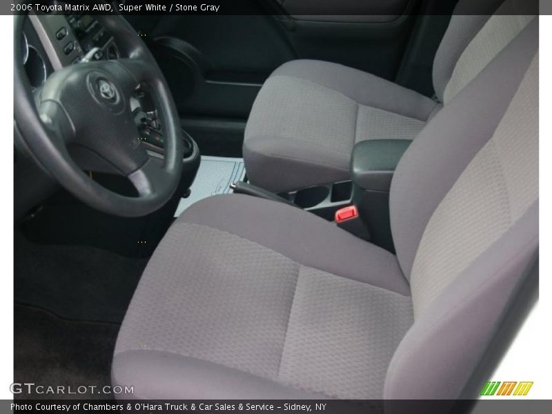 Super White / Stone Gray 2006 Toyota Matrix AWD