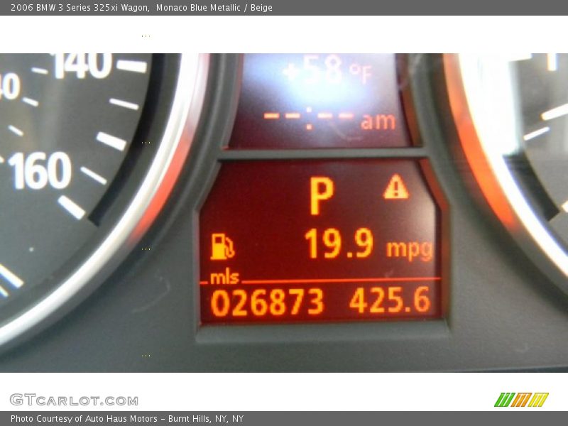 Monaco Blue Metallic / Beige 2006 BMW 3 Series 325xi Wagon
