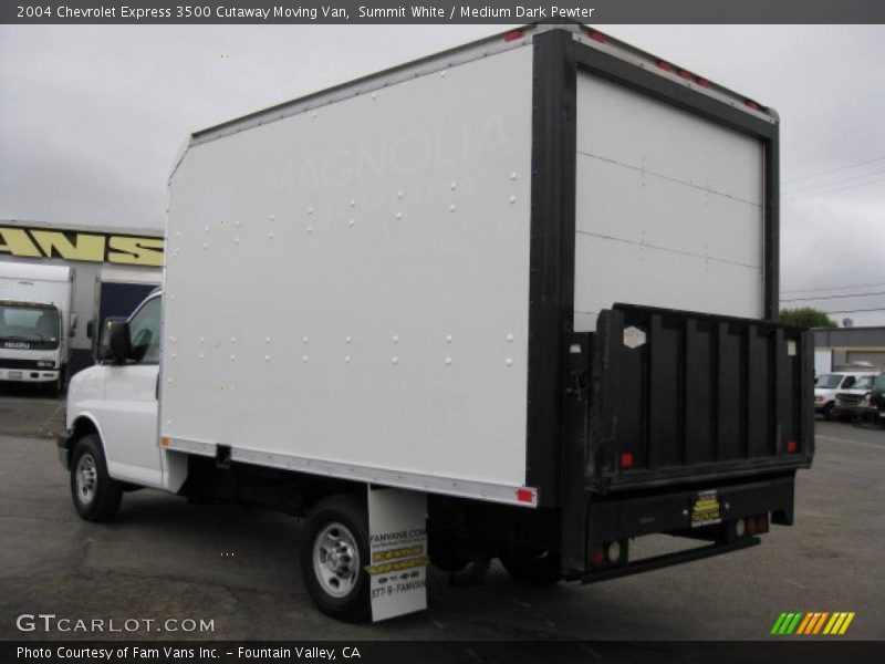 Summit White / Medium Dark Pewter 2004 Chevrolet Express 3500 Cutaway Moving Van