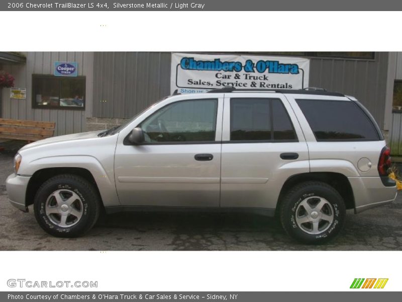 Silverstone Metallic / Light Gray 2006 Chevrolet TrailBlazer LS 4x4