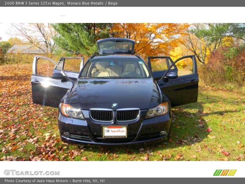 Monaco Blue Metallic / Beige 2006 BMW 3 Series 325xi Wagon