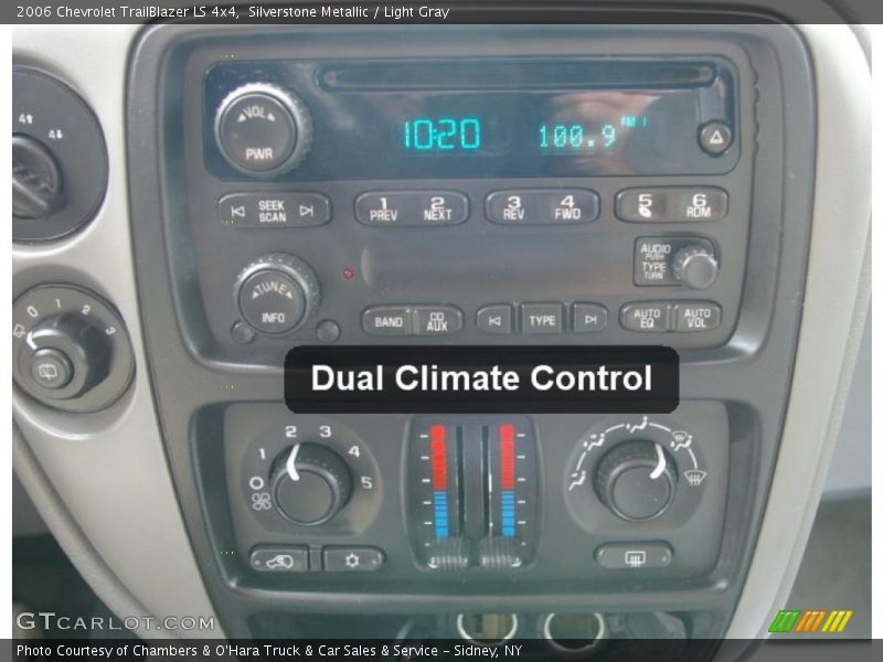 Silverstone Metallic / Light Gray 2006 Chevrolet TrailBlazer LS 4x4