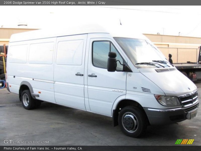 Arctic White / Gray 2006 Dodge Sprinter Van 3500 High Roof Cargo