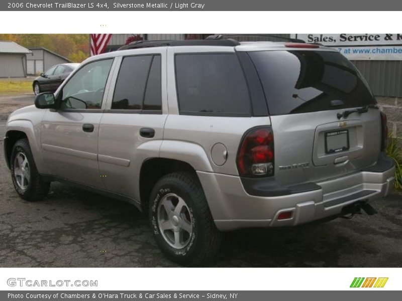 Silverstone Metallic / Light Gray 2006 Chevrolet TrailBlazer LS 4x4