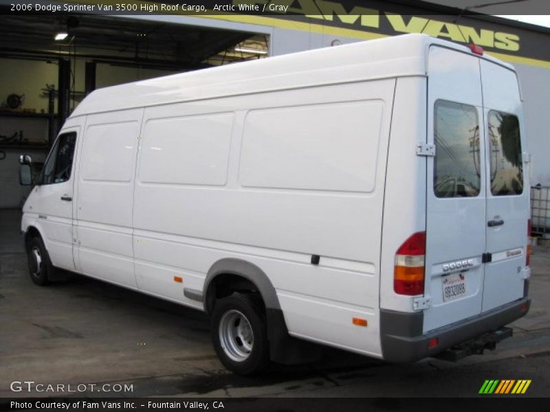 Arctic White / Gray 2006 Dodge Sprinter Van 3500 High Roof Cargo