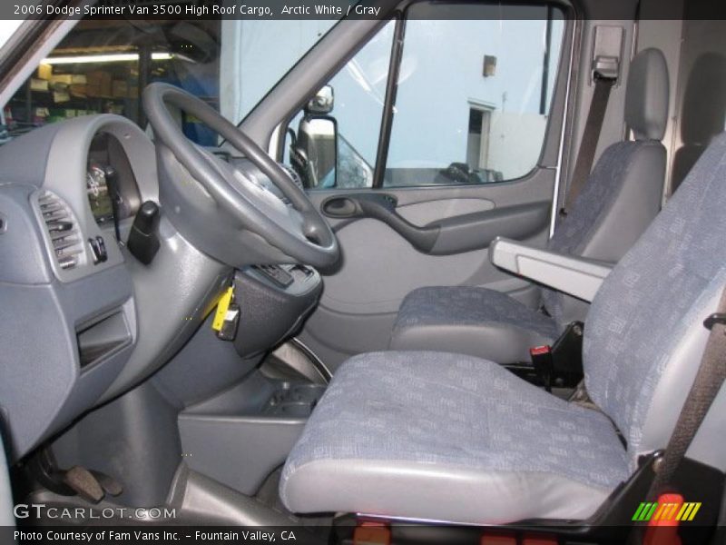  2006 Sprinter Van 3500 High Roof Cargo Gray Interior