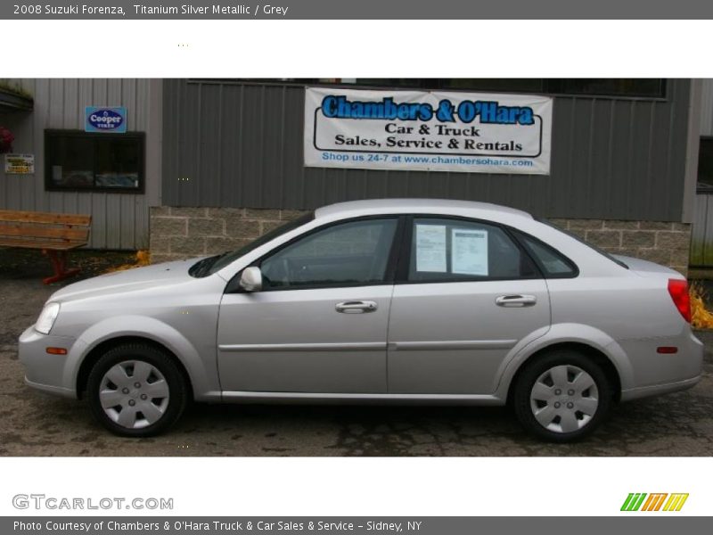 Titanium Silver Metallic / Grey 2008 Suzuki Forenza