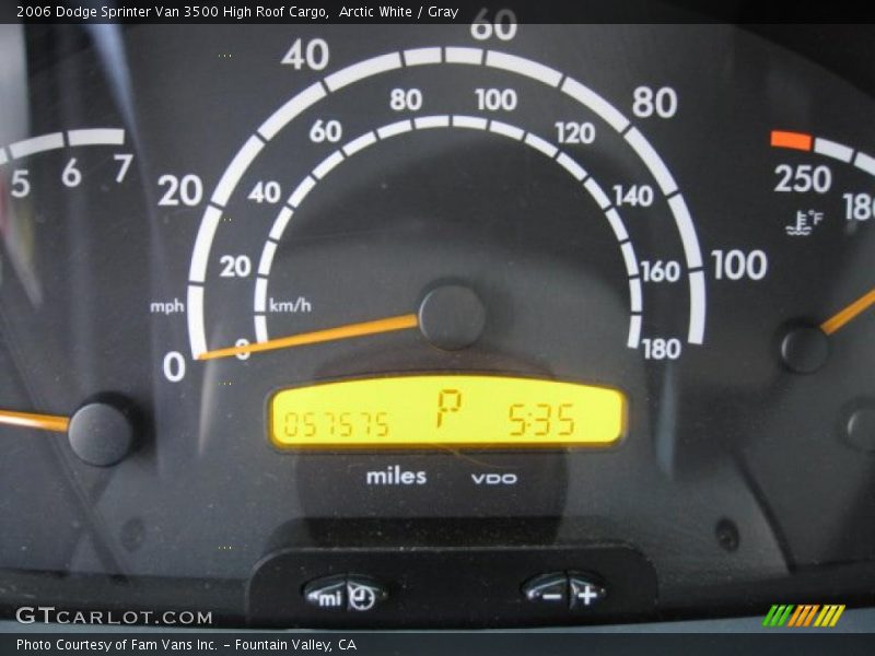 Arctic White / Gray 2006 Dodge Sprinter Van 3500 High Roof Cargo