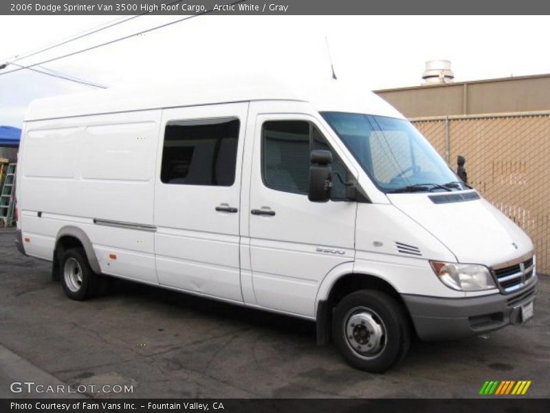 Arctic White / Gray 2006 Dodge Sprinter Van 3500 High Roof Cargo