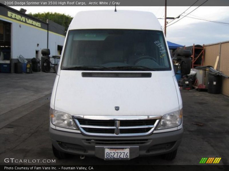Arctic White / Gray 2006 Dodge Sprinter Van 3500 High Roof Cargo