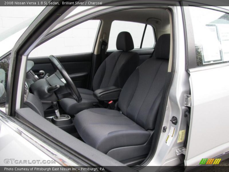 Brilliant Silver / Charcoal 2008 Nissan Versa 1.8 SL Sedan