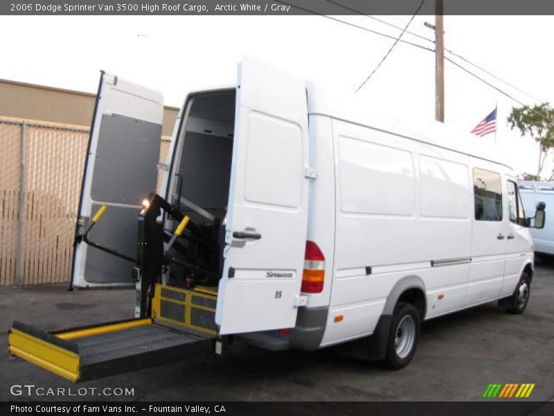 Arctic White / Gray 2006 Dodge Sprinter Van 3500 High Roof Cargo