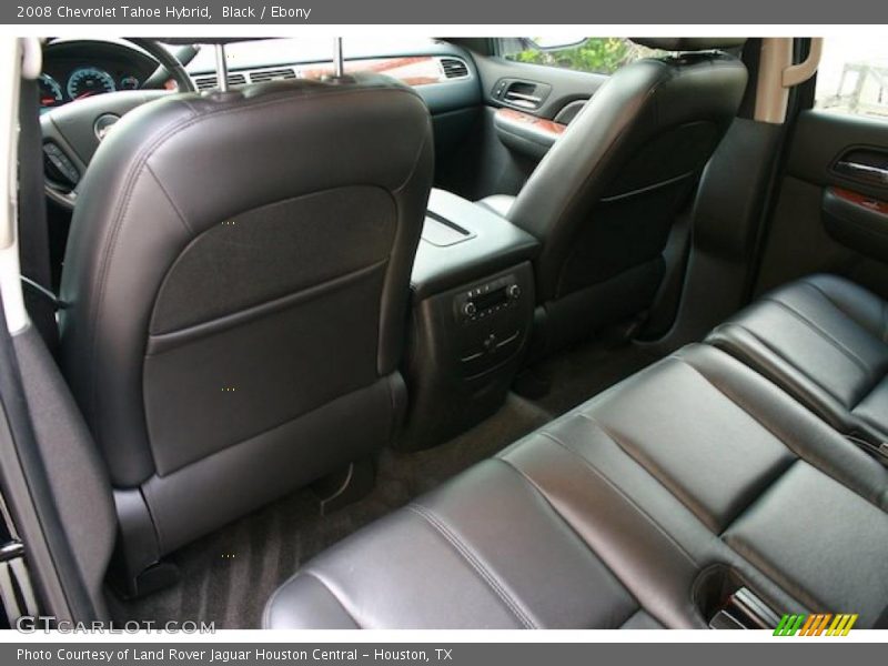  2008 Tahoe Hybrid Ebony Interior