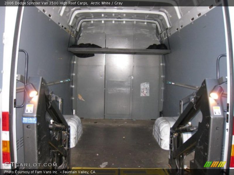 Arctic White / Gray 2006 Dodge Sprinter Van 3500 High Roof Cargo