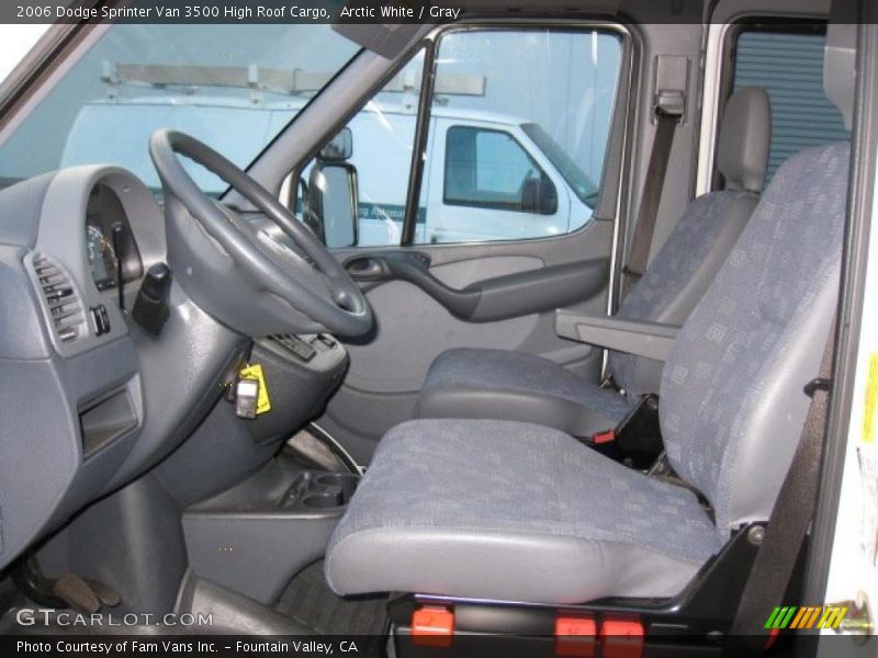  2006 Sprinter Van 3500 High Roof Cargo Gray Interior