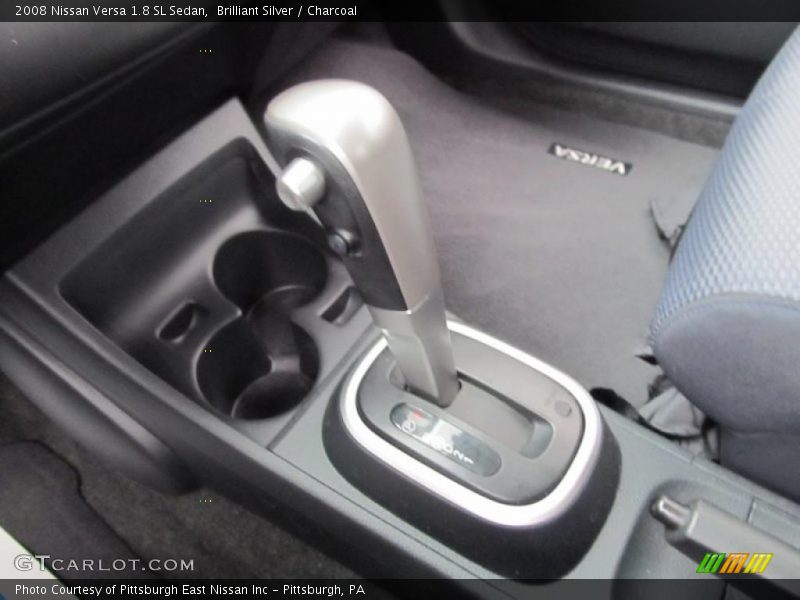 Brilliant Silver / Charcoal 2008 Nissan Versa 1.8 SL Sedan