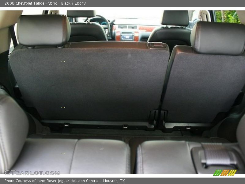  2008 Tahoe Hybrid Ebony Interior
