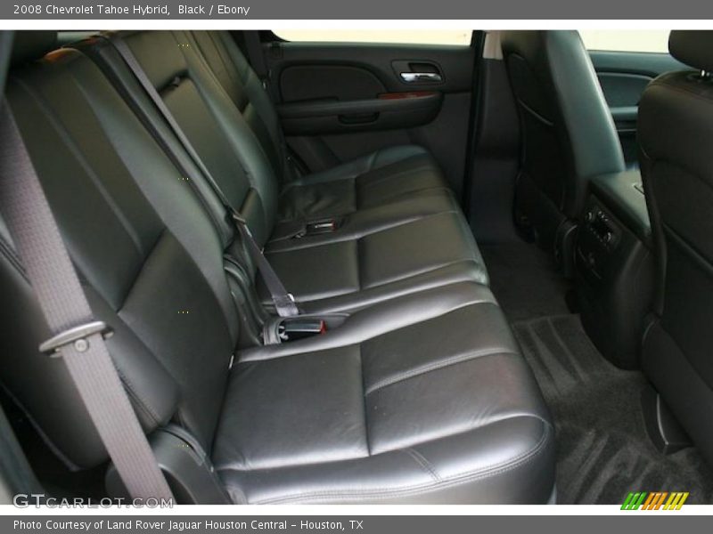  2008 Tahoe Hybrid Ebony Interior