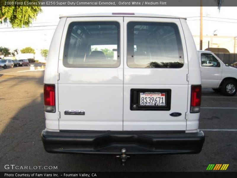 Oxford White / Medium Flint 2008 Ford E Series Van E250 Super Duty Commericial Extended