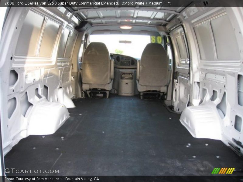 Oxford White / Medium Flint 2008 Ford E Series Van E250 Super Duty Commericial Extended