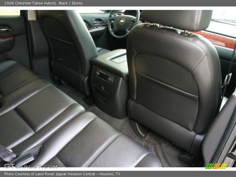  2008 Tahoe Hybrid Ebony Interior