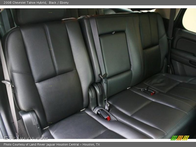  2008 Tahoe Hybrid Ebony Interior