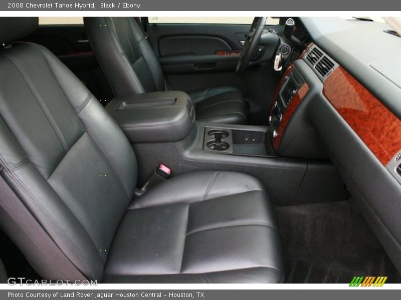  2008 Tahoe Hybrid Ebony Interior