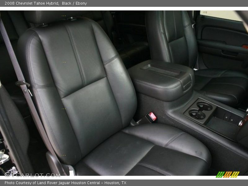  2008 Tahoe Hybrid Ebony Interior