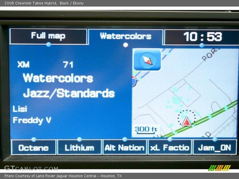 Navigation of 2008 Tahoe Hybrid
