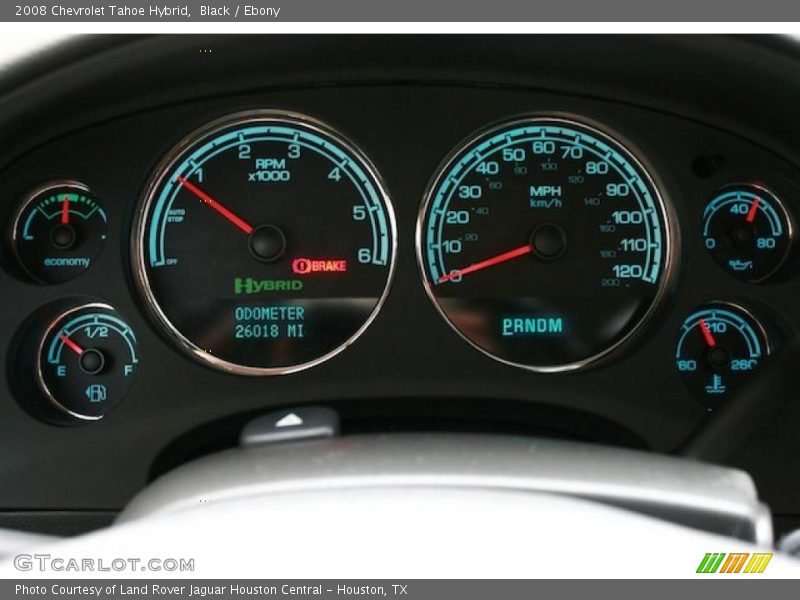  2008 Tahoe Hybrid Hybrid Gauges