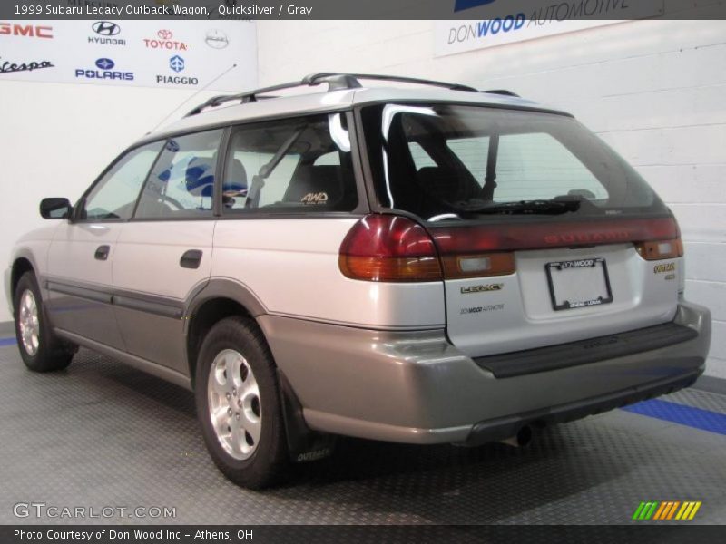 Quicksilver / Gray 1999 Subaru Legacy Outback Wagon