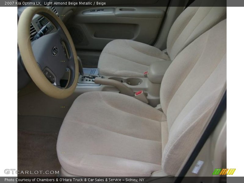 Light Almond Beige Metallic / Beige 2007 Kia Optima LX