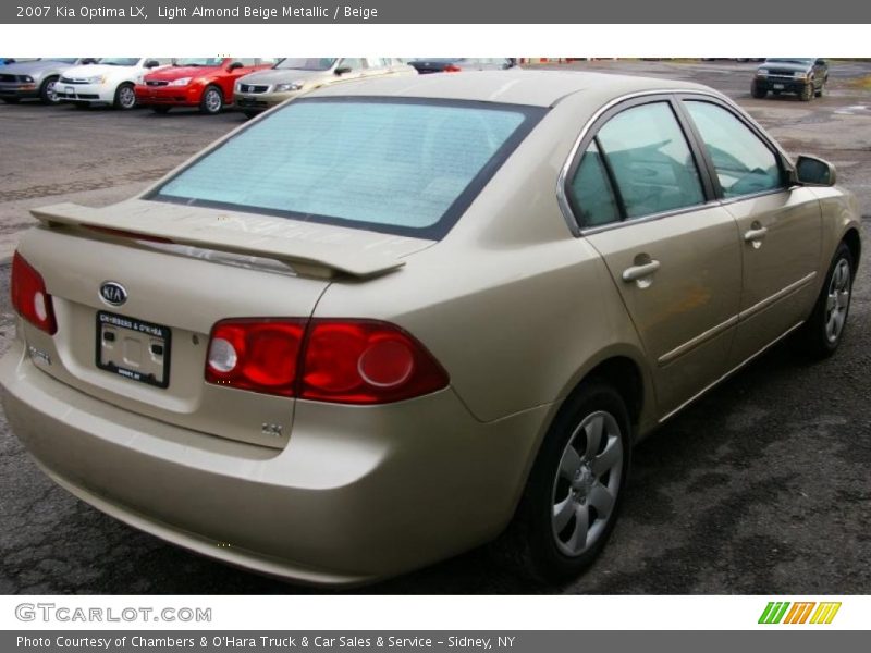 Light Almond Beige Metallic / Beige 2007 Kia Optima LX