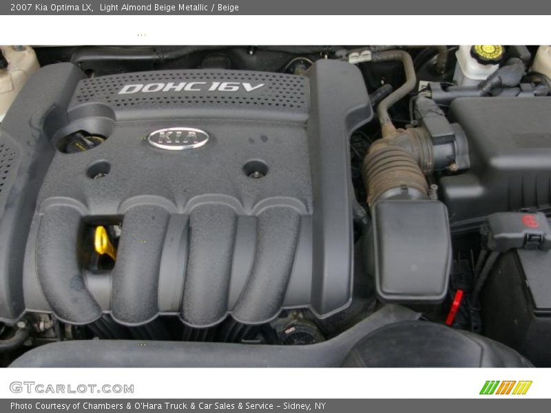 Light Almond Beige Metallic / Beige 2007 Kia Optima LX