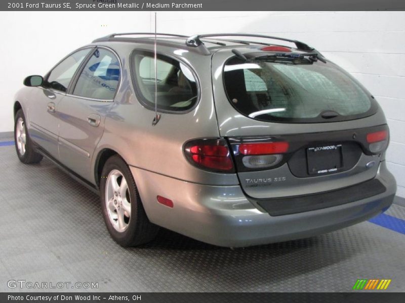 Spruce Green Metallic / Medium Parchment 2001 Ford Taurus SE