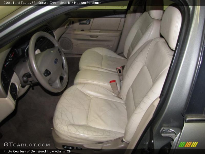 Spruce Green Metallic / Medium Parchment 2001 Ford Taurus SE