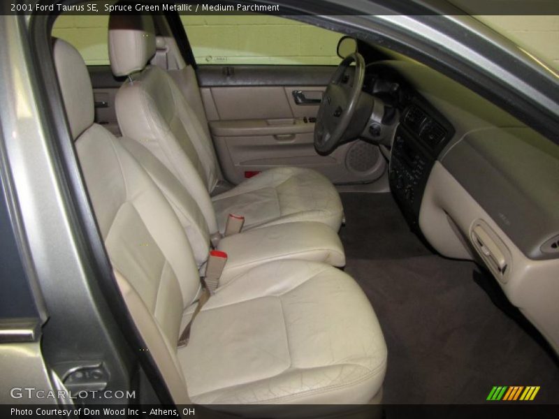Spruce Green Metallic / Medium Parchment 2001 Ford Taurus SE