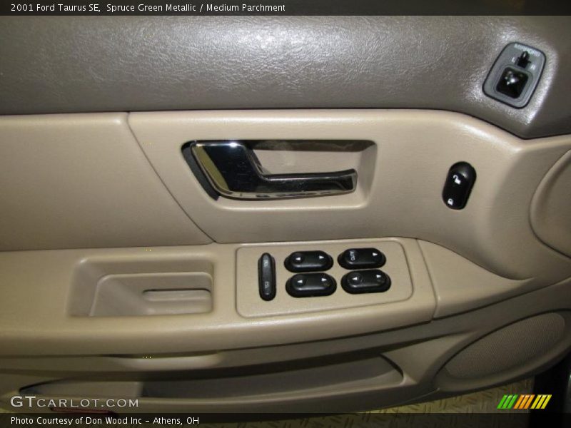 Spruce Green Metallic / Medium Parchment 2001 Ford Taurus SE