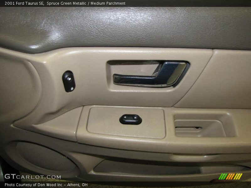 Spruce Green Metallic / Medium Parchment 2001 Ford Taurus SE