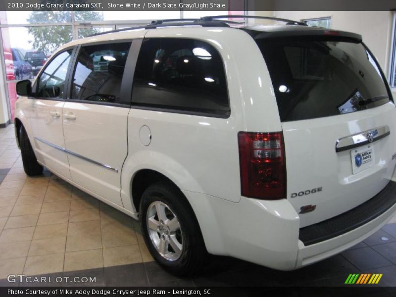 Stone White / Dark Slate Gray/Light Shale 2010 Dodge Grand Caravan SXT