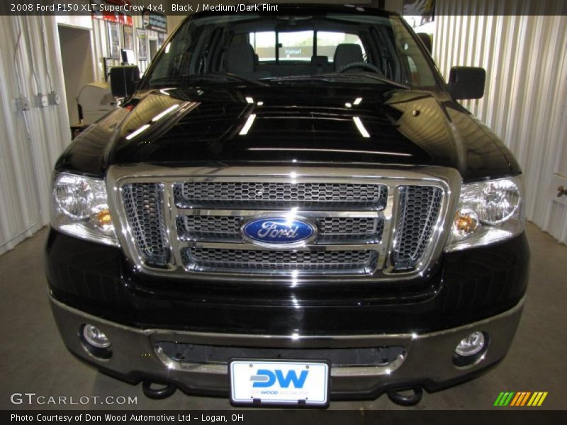 Black / Medium/Dark Flint 2008 Ford F150 XLT SuperCrew 4x4