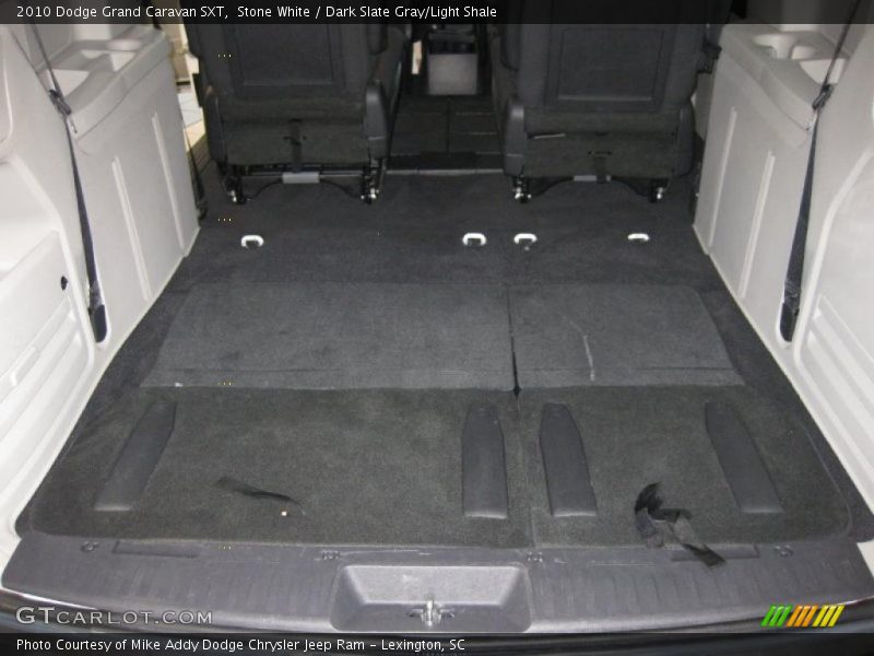 Stone White / Dark Slate Gray/Light Shale 2010 Dodge Grand Caravan SXT