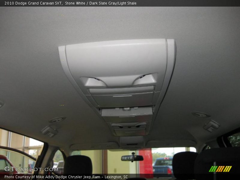 Stone White / Dark Slate Gray/Light Shale 2010 Dodge Grand Caravan SXT