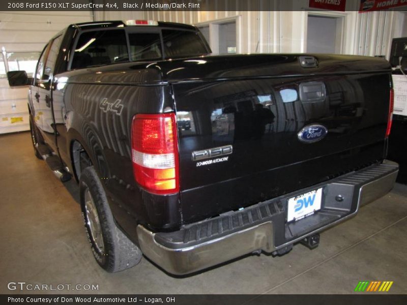 Black / Medium/Dark Flint 2008 Ford F150 XLT SuperCrew 4x4