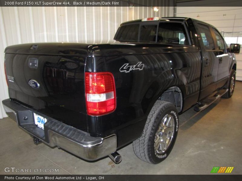 Black / Medium/Dark Flint 2008 Ford F150 XLT SuperCrew 4x4