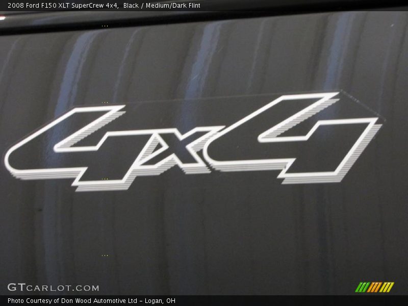 Black / Medium/Dark Flint 2008 Ford F150 XLT SuperCrew 4x4
