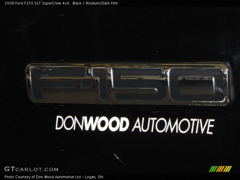 Black / Medium/Dark Flint 2008 Ford F150 XLT SuperCrew 4x4