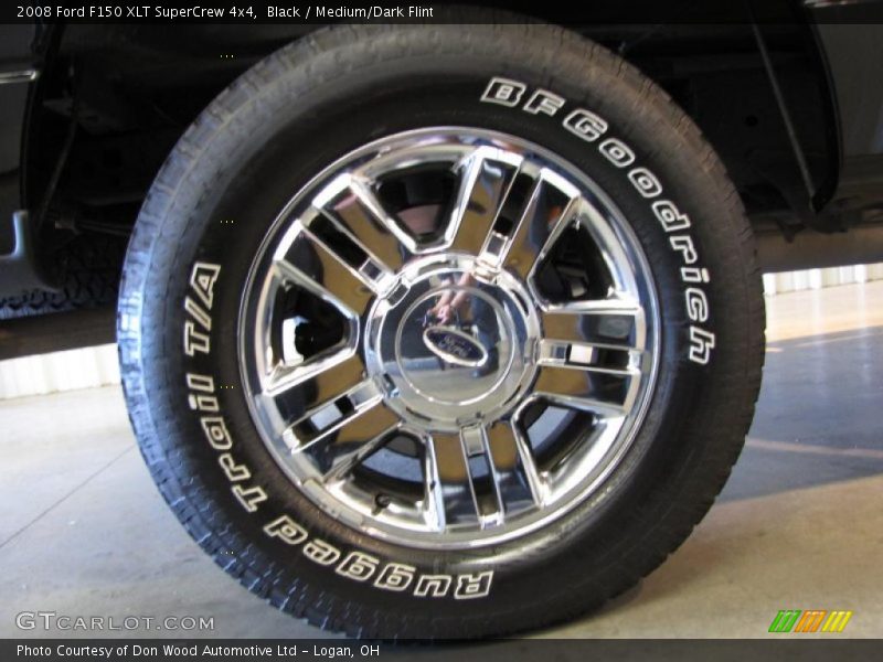 Black / Medium/Dark Flint 2008 Ford F150 XLT SuperCrew 4x4