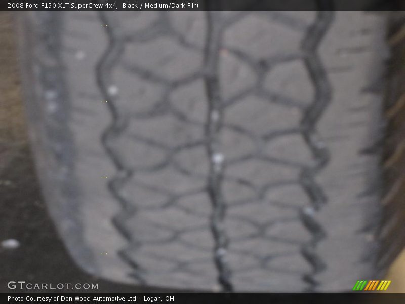 Black / Medium/Dark Flint 2008 Ford F150 XLT SuperCrew 4x4
